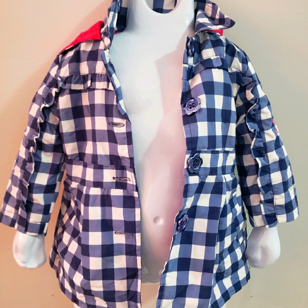 Checkered Rain Jacket